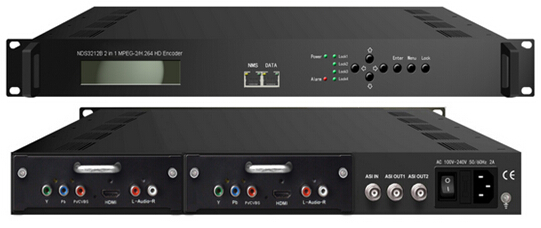 NDS3212B 2合1MPEG-2、MPEG-4 AVC/H.264高清編碼器